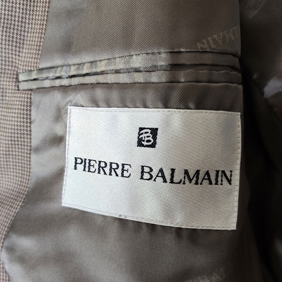 Pierre Balmain Double Breasted Wool Blazer 44S - Picture 7 of 10